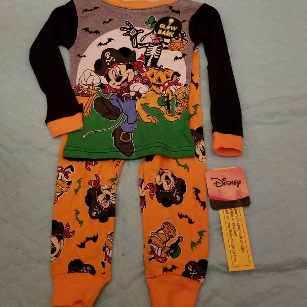 Disney's Mickey Mouse Halloween themed pajamas